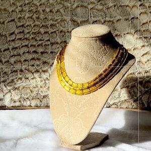 Egyptian Revival Style Necklace Gold